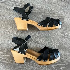 Swedish Hasbeens Pearl High Platform Sandals